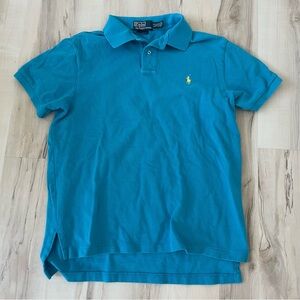Polo by Ralph Lauren Men's Teal Polo Shirt